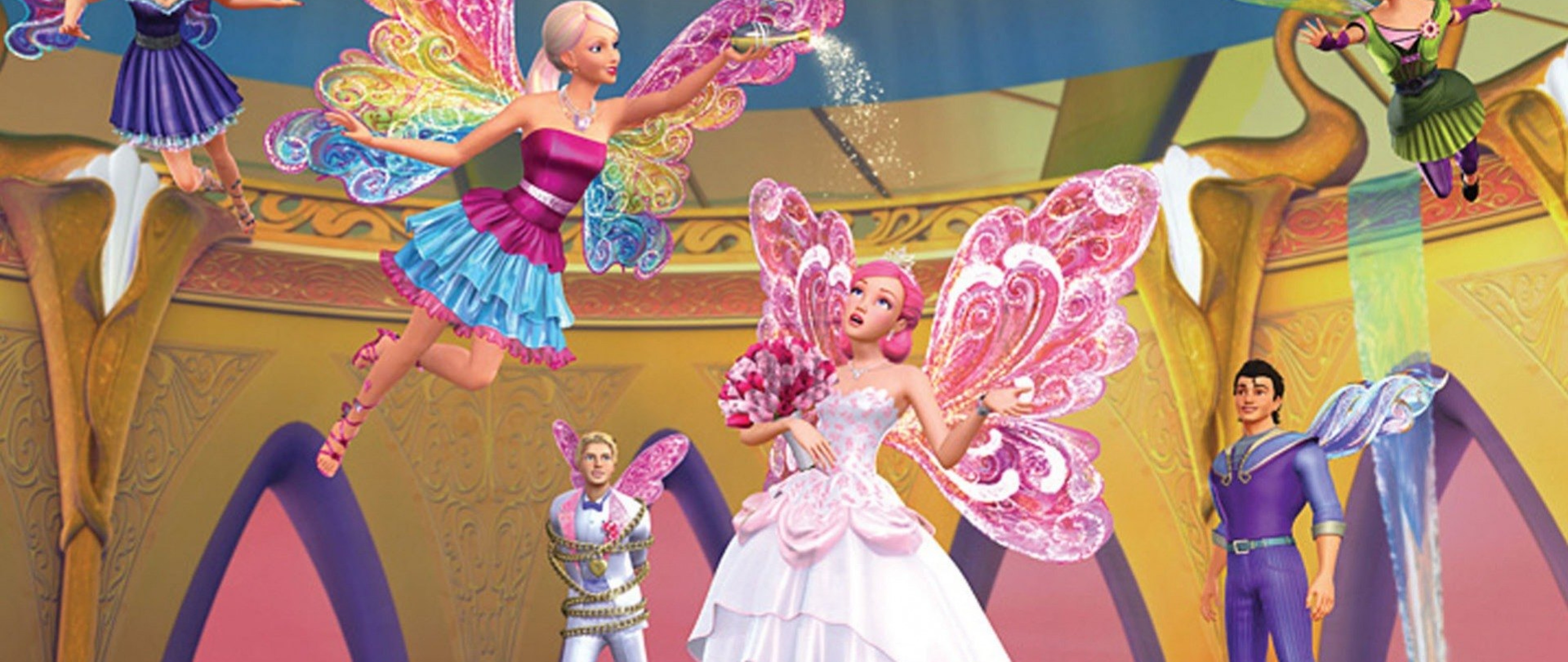 Barbie In A Fairy Secret HD Wallpaper 4K Ultra HD Wide TV - HD Wallpaper -  