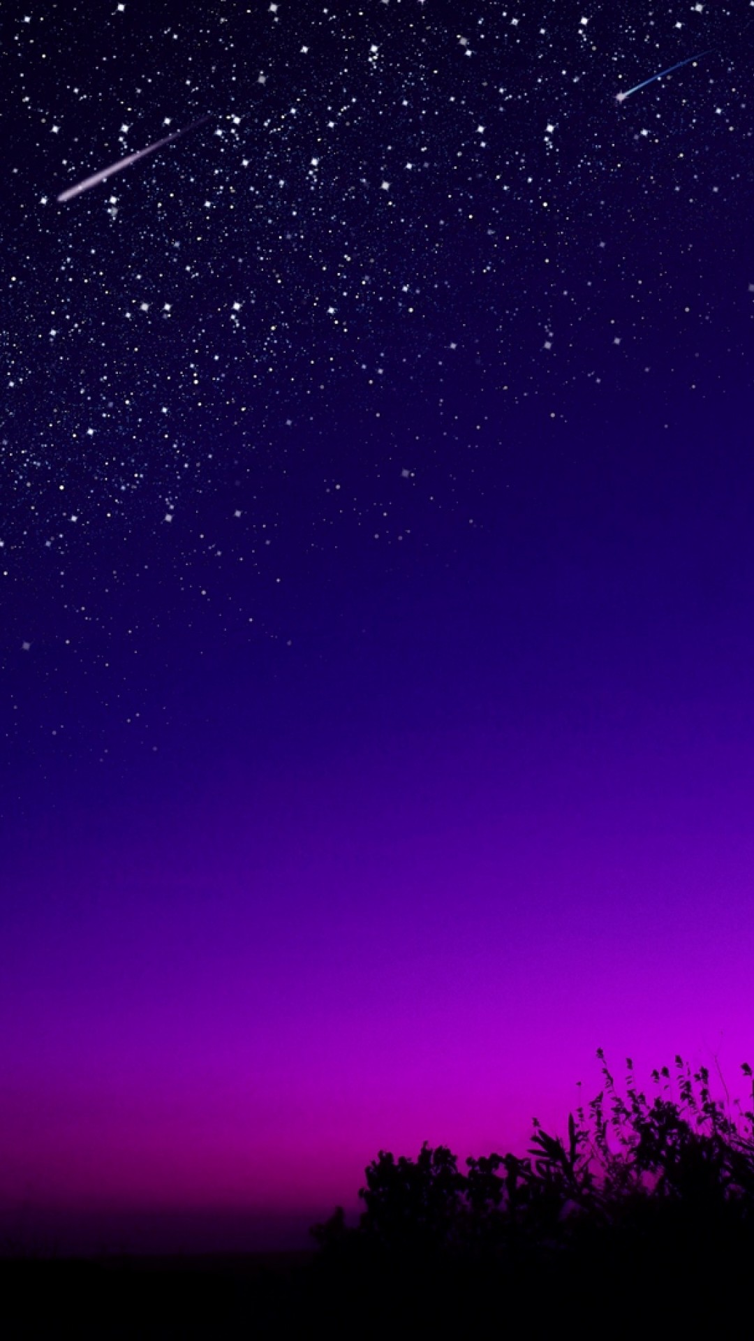 Beautiful night sky HD Wallpaper iPhone 6 / 6S Plus - HD Wallpaper -  