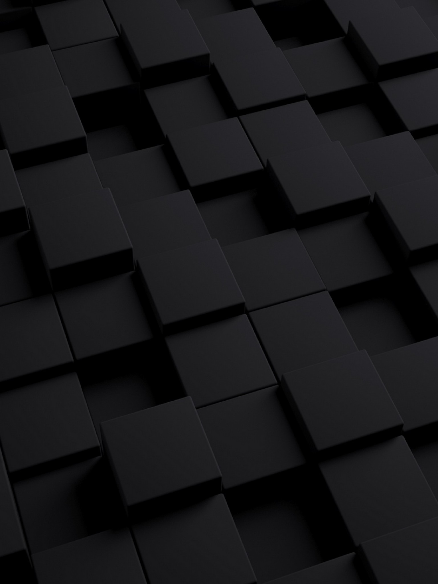 Black cubes structure HD Wallpaper Retina iPad - HD Wallpaper - Wallpapers .net