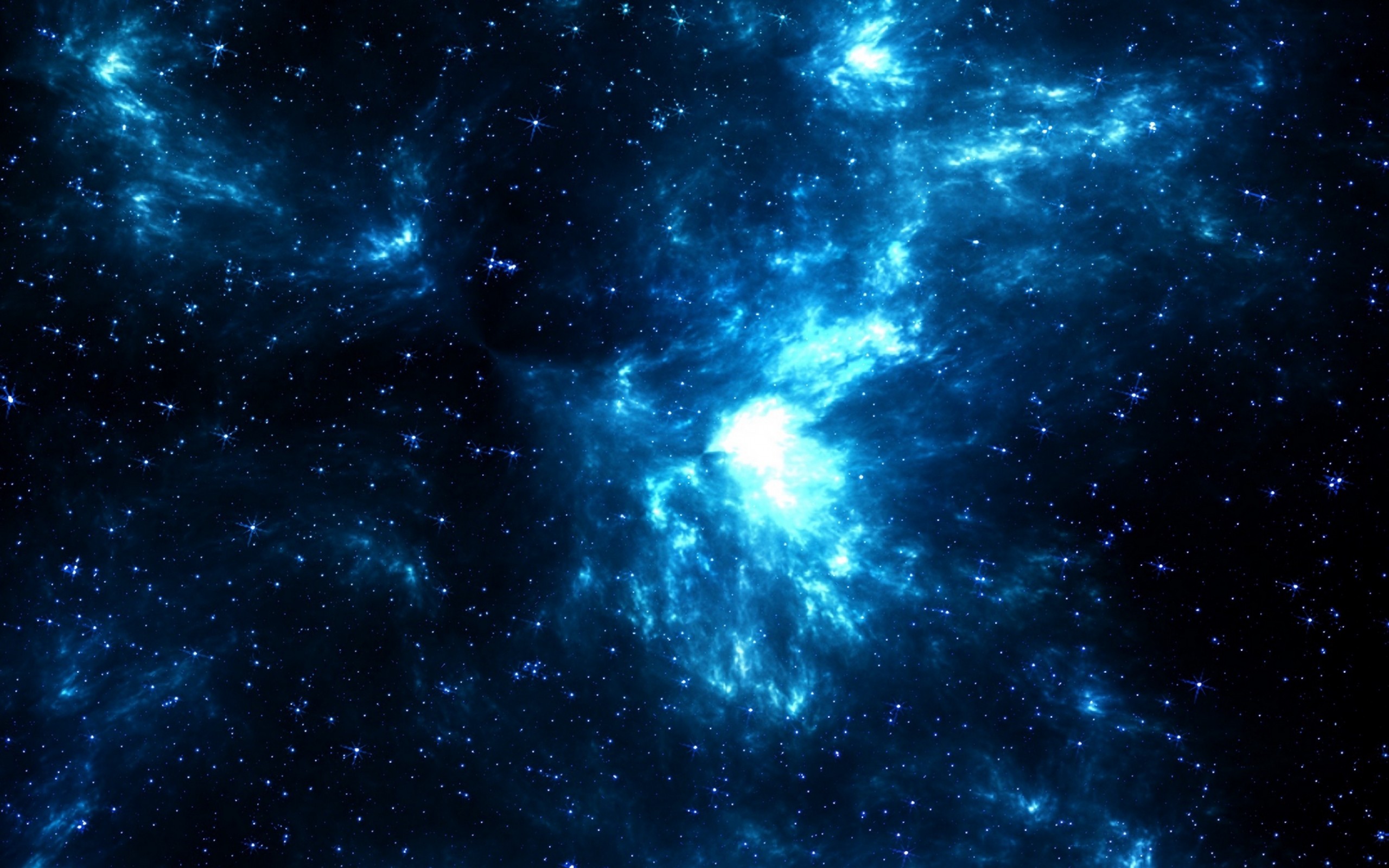Blue dark galaxy HD Wallpaper 13