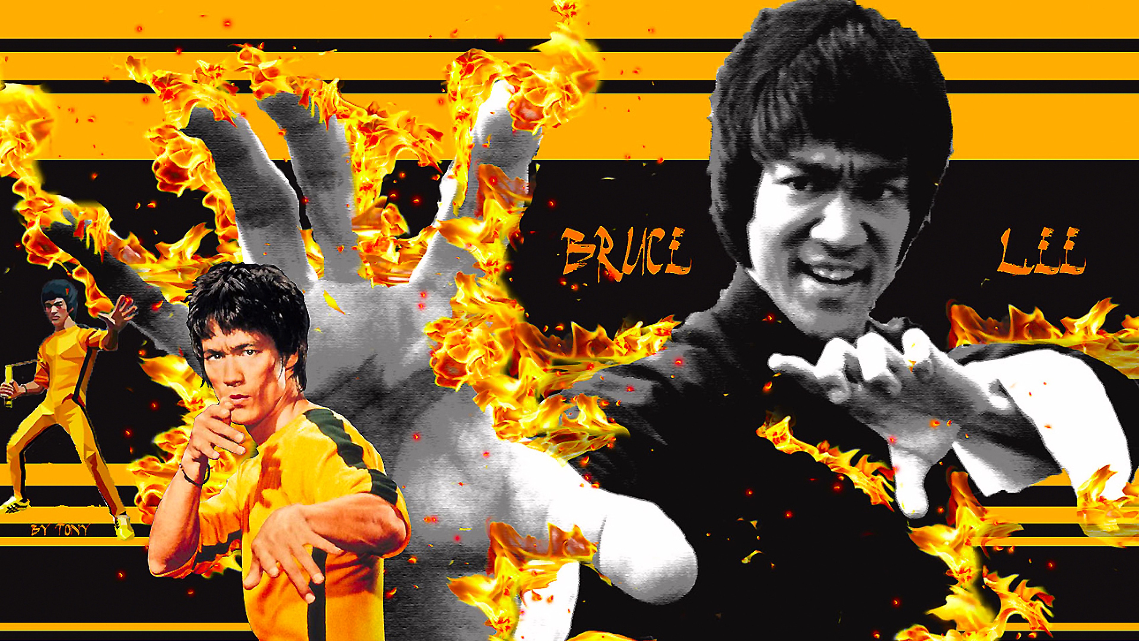 Bruce Lee HD Wallpaper 4K Ultra HD - HD Wallpaper 