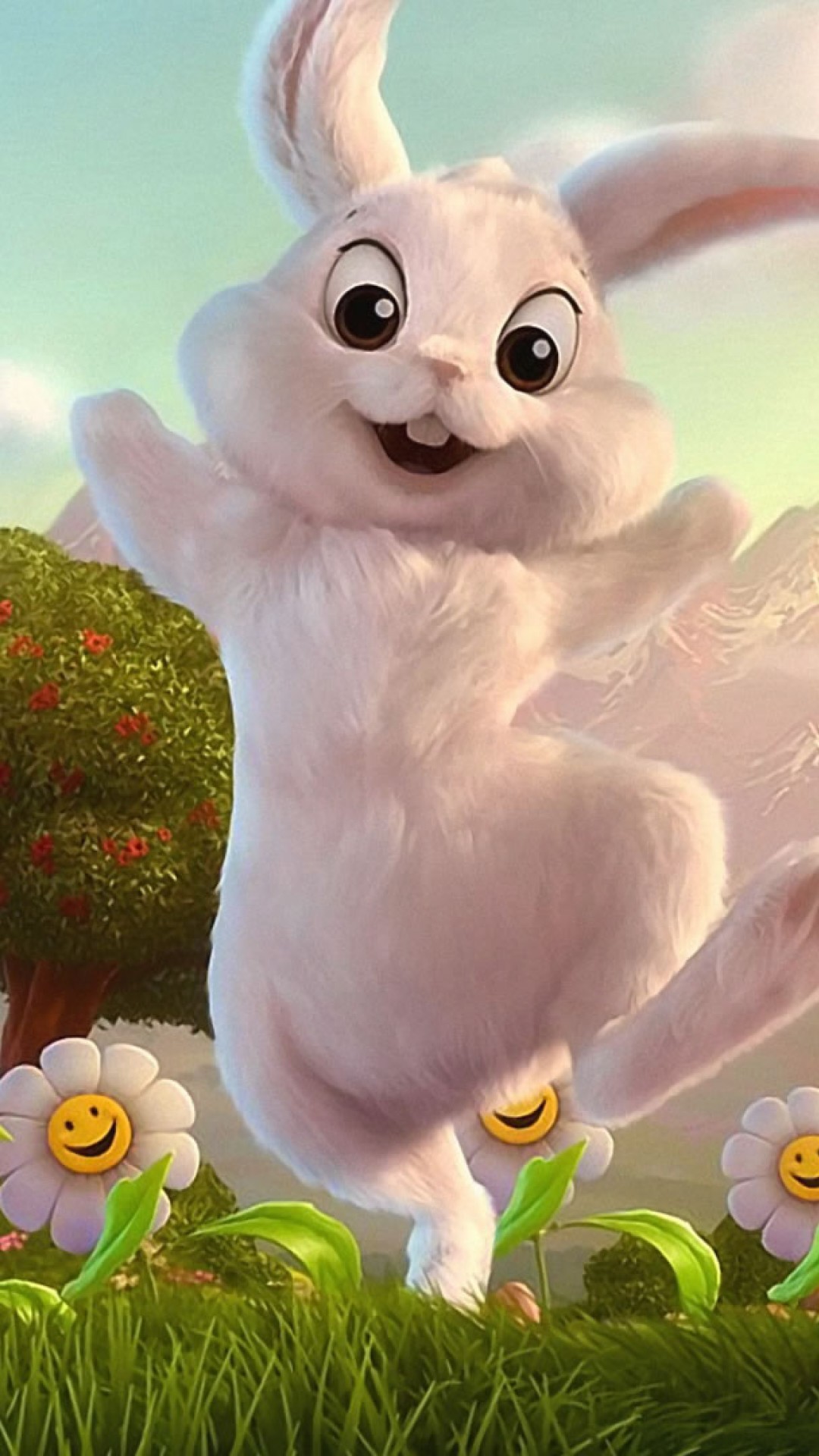 Cute Bugs Bunny White Rabbit Cartoon Wallpaper for Desktop and Mobiles  iPhone 6 / 6S Plus - HD Wallpaper 