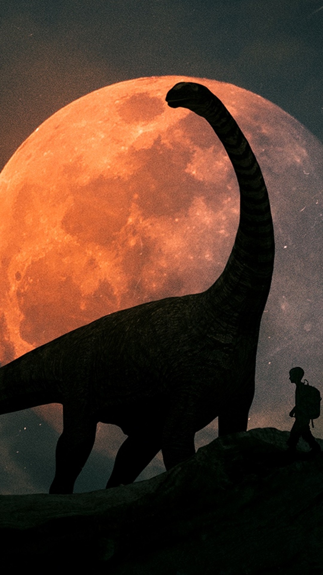 Dinosaur silhouettes HD Wallpaper iPhone 6 / 6S Plus - HD Wallpaper -  