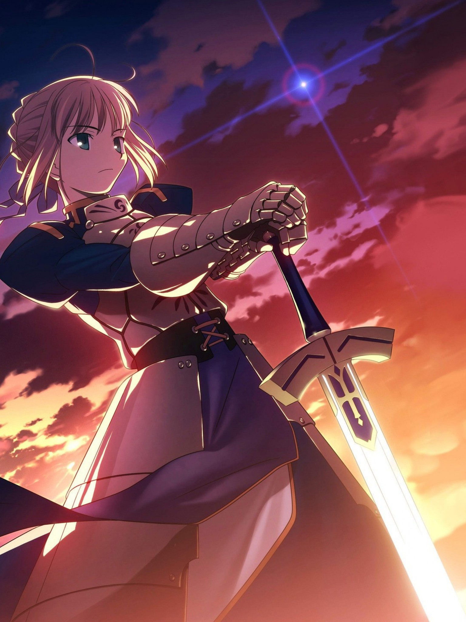 Fate Stay Night Saber Hd Wallpaper For Desktop And Mobiles Retina Ipad Hd Wallpaper Wallpapers Net