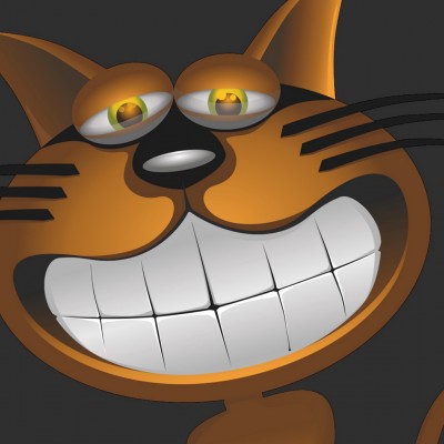 Funny cat caricature HD Wallpaper Instagram Profile Picture - HD Wallpaper  