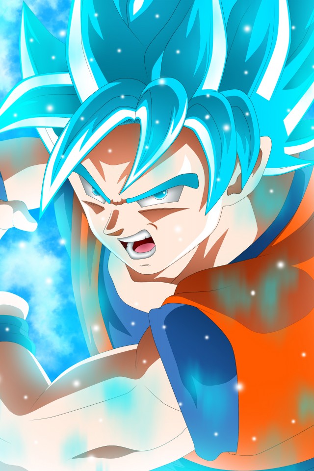  Fondo de pantalla de Goku Dragon Ball Super Z Hd para escritorio y móviles iPhone / 4S / iPod