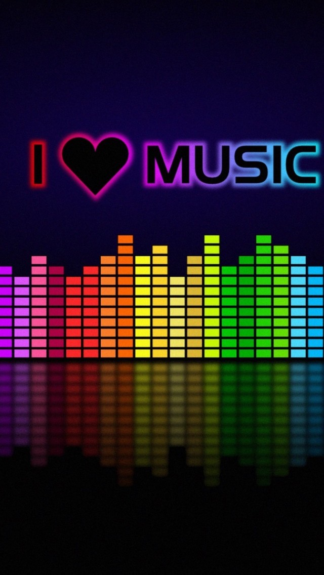 I love music HD Wallpaper iPhone 5 / 5S (& iPod) - HD Wallpaper - Wallpapers .net