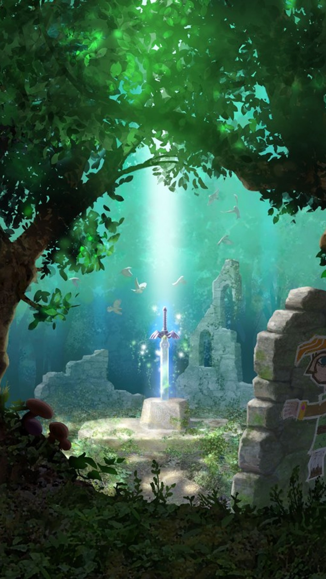 Legend of Zelda: A Link Between Worlds HD Wallpaper iPhone 6 / 6S Plus - HD  Wallpaper 