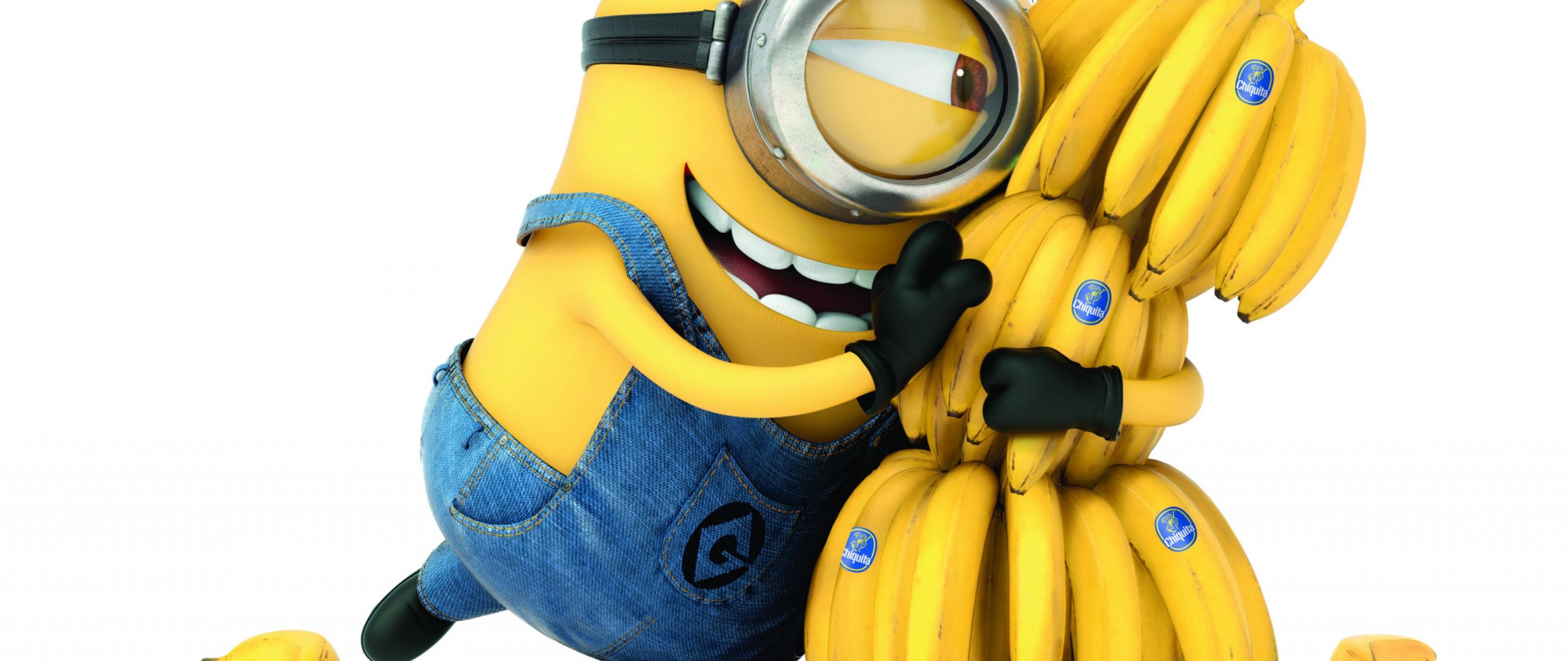 Minion Holding A Bunch of Bananas Wallpaper for Desktop and Mobiles 4K  Ultra HD Wide TV - HD Wallpaper 