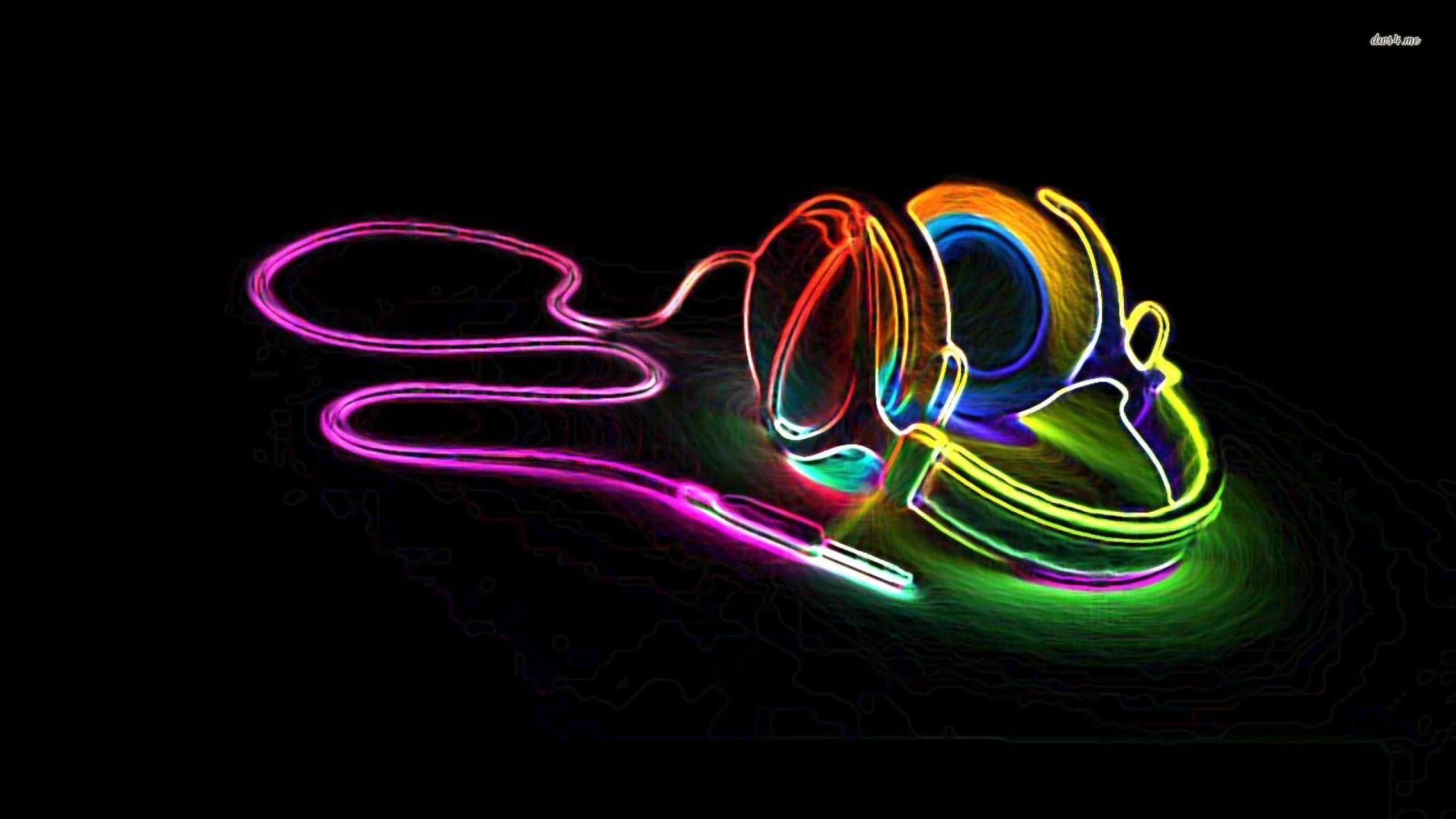 Music Colorful Headphones Full Hd Wallpaper for Desktop and Mobiles Youtube  Cover Photo - HD Wallpaper 