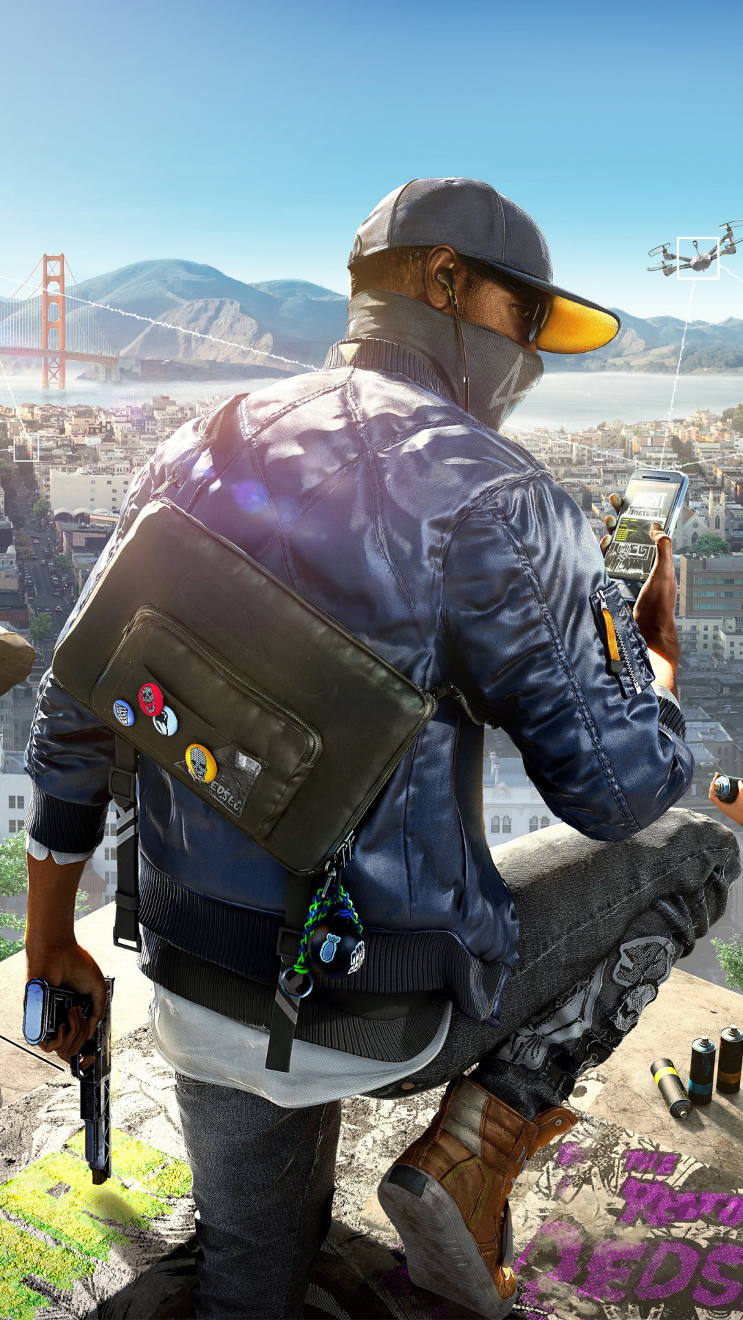 Watch Dogs 2 4K Hd Wallpaper for Desktop and Mobiles iPhone 6 / 6S Plus -  HD Wallpaper 