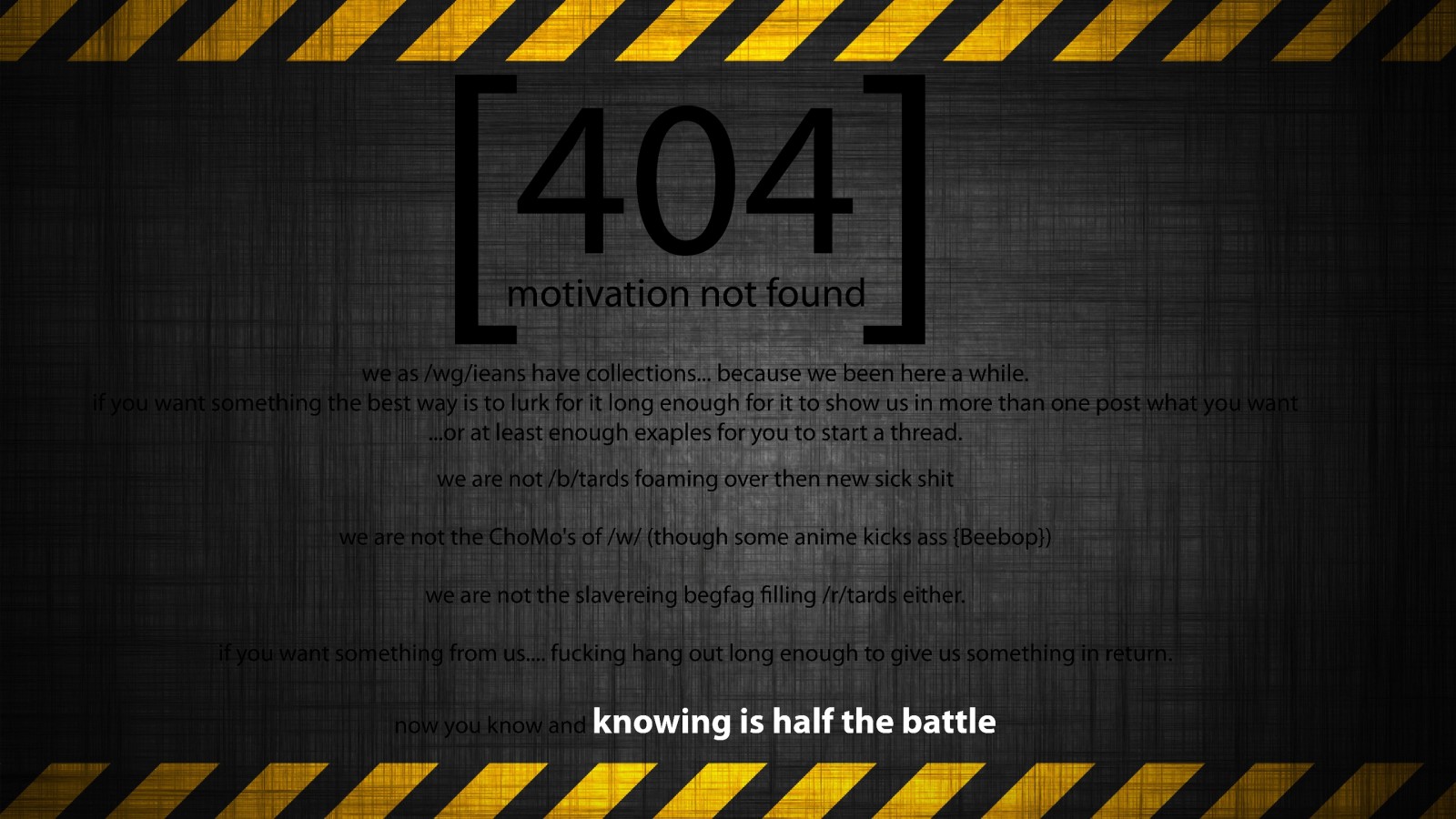 404 Motivation not found HD Wallpaper