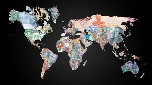 Beautiful map of the world HD Wallpaper