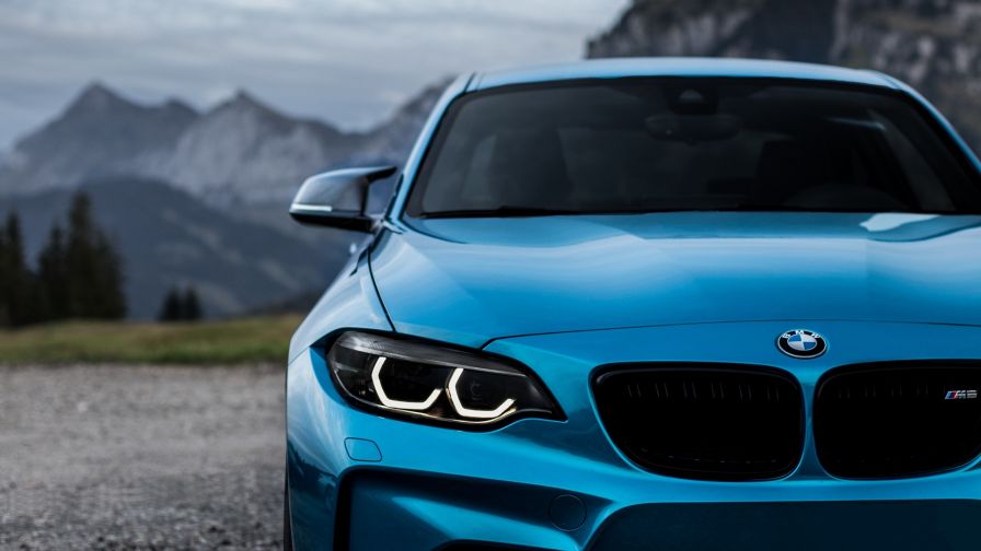 Blue BMW M2 HD Wallpaper