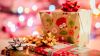 Brown and Red Christmas Gifts HD Wallpaper