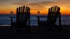Chairs next to the beach HD Wallpaper