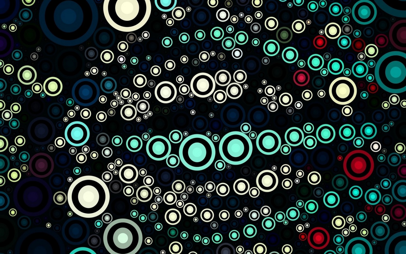 Colorful circle patterns HD Wallpaper