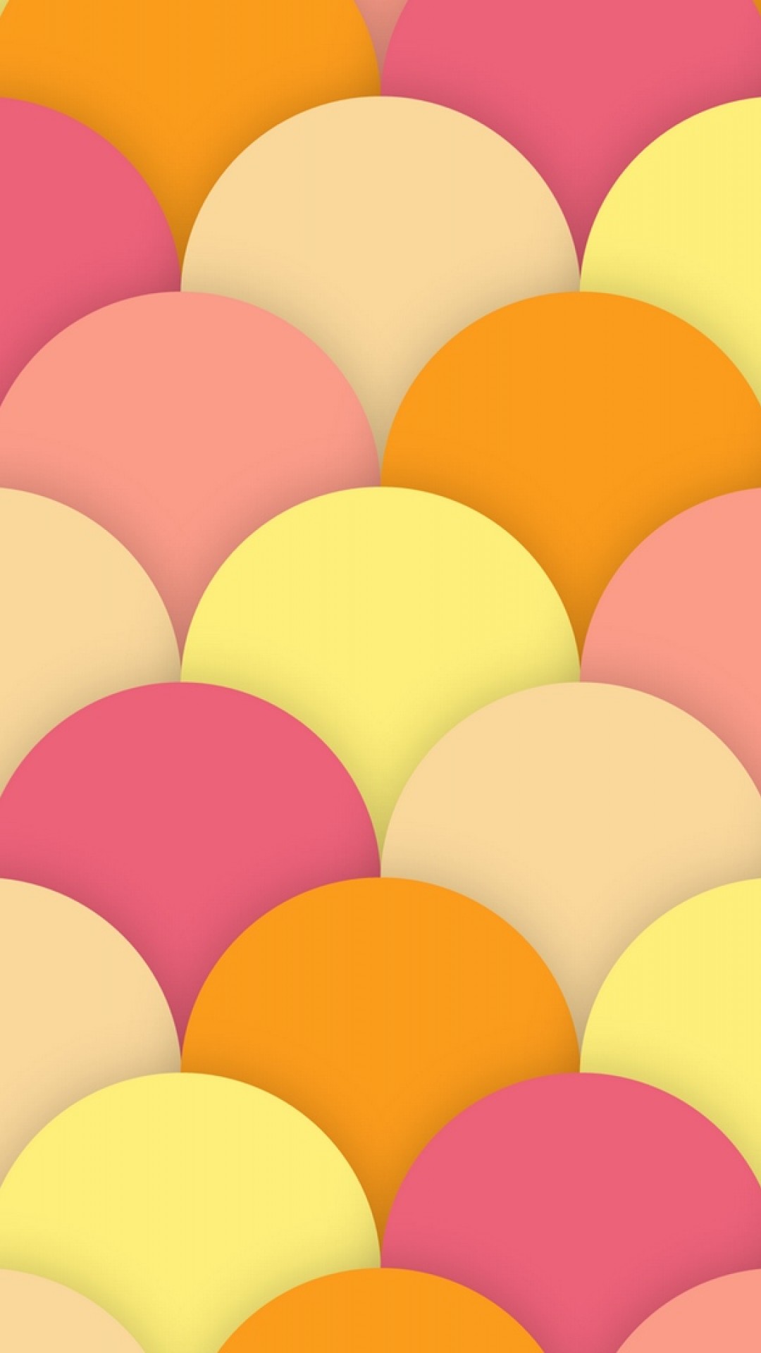 Colorful oval shapes HD Wallpaper