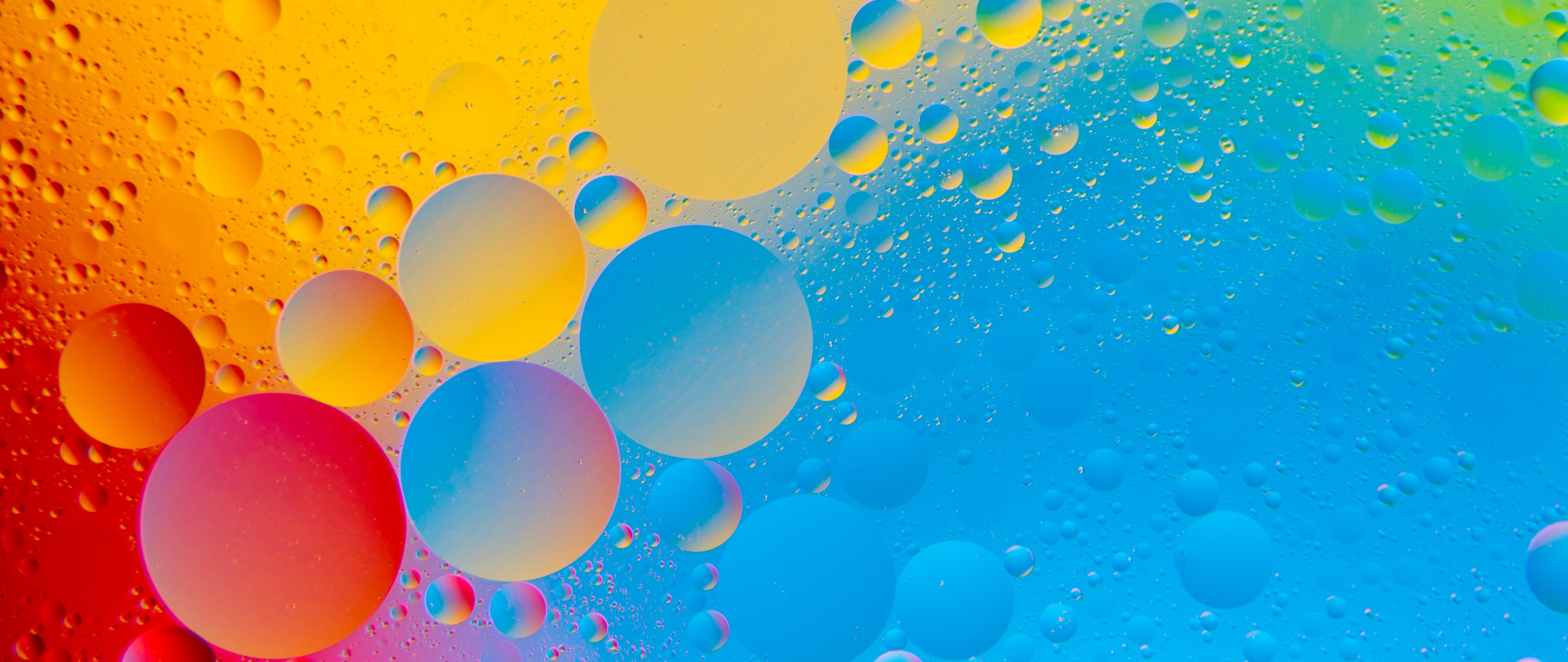 Colourful Bubbles 4K HD Abstract Wallpaper