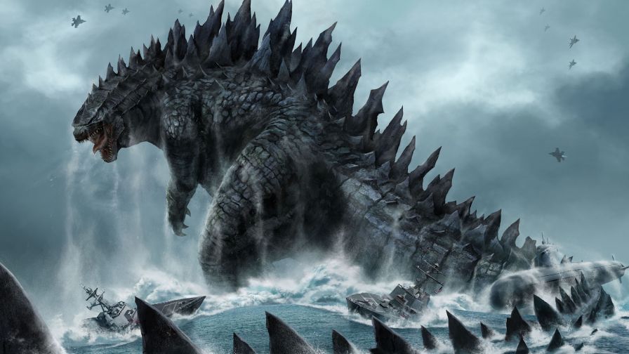 Cool Godzilla Final Wars Hd Wallpaper for Desktop and Mobiles