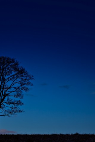 Dark blue sky HD Wallpaper