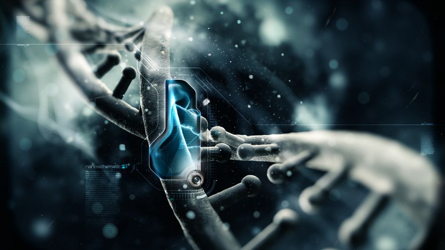 DNA Background Hd Wallpaper for Desktop and Mobiles