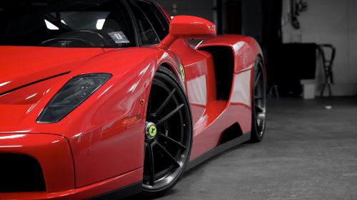 Download Enzo Ferrari Headlight Wheels Hd Wallpaper for Desktop and Mobiles
