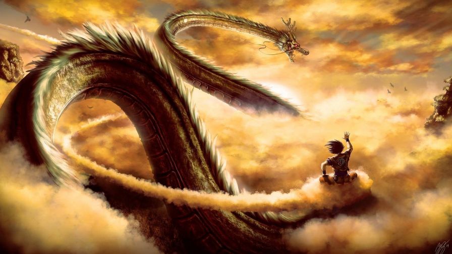 Dragon Ball Z Dragon Wallpaper for Desktop and Mobiles