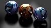 Glass sleek balls HD Wallpaper