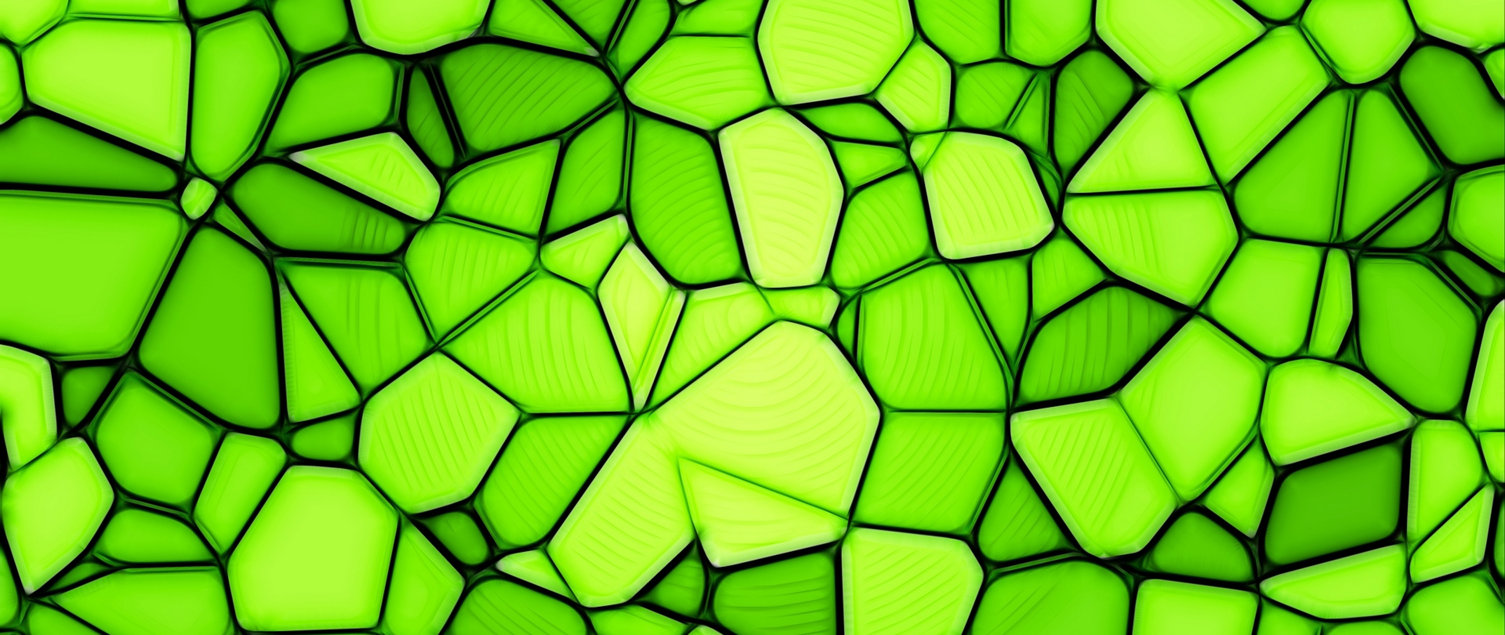 Light green triangles HD Wallpaper