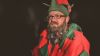 Man in Red and Green Elf Costume HD Wallpaper