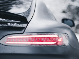 Mercedes Benz rear headlight HD Wallpaper