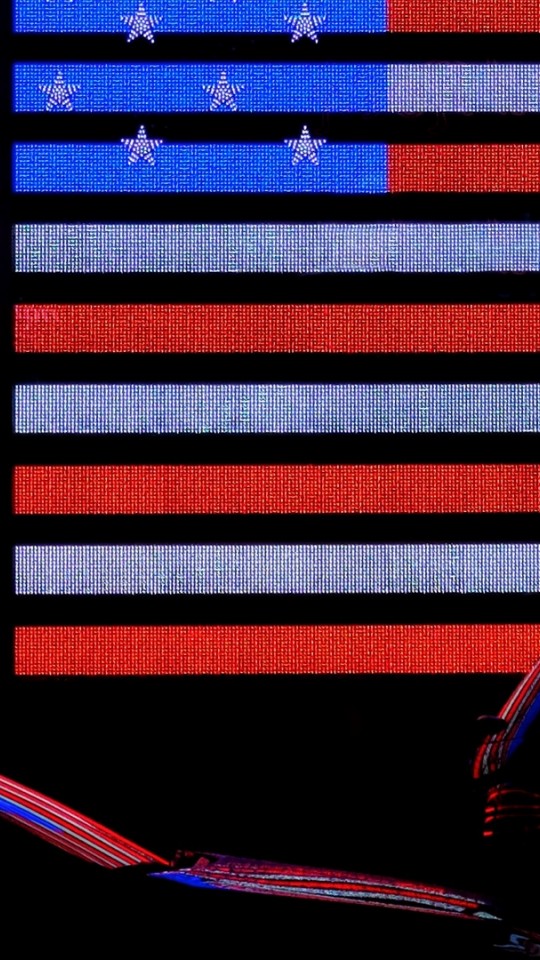 Neon American flag HD Wallpaper