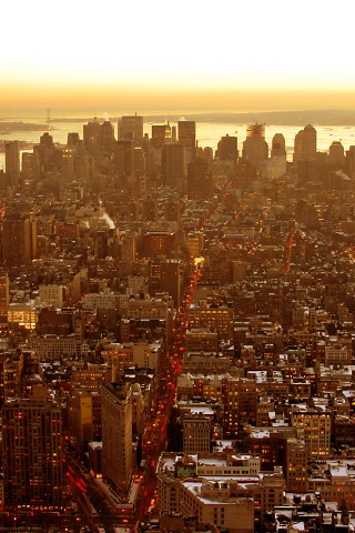 New York City Drone HD Wallpaper