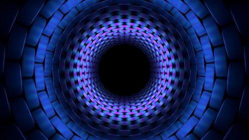 Plexus blue tunnel HD Wallpaper