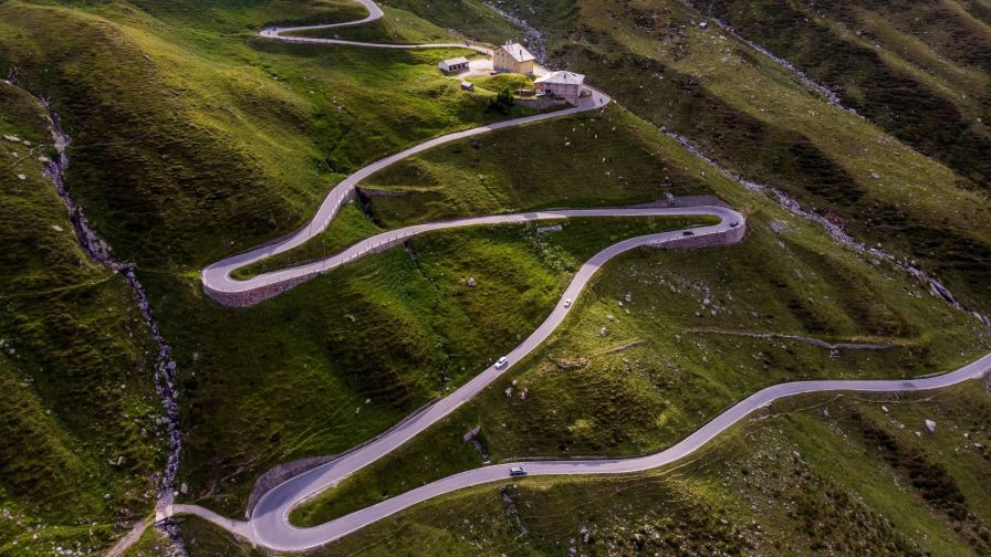 Road in Switzerland HD Wallpaper