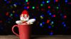 Snowman In Red Ceramic Mug HD Wallpaper
