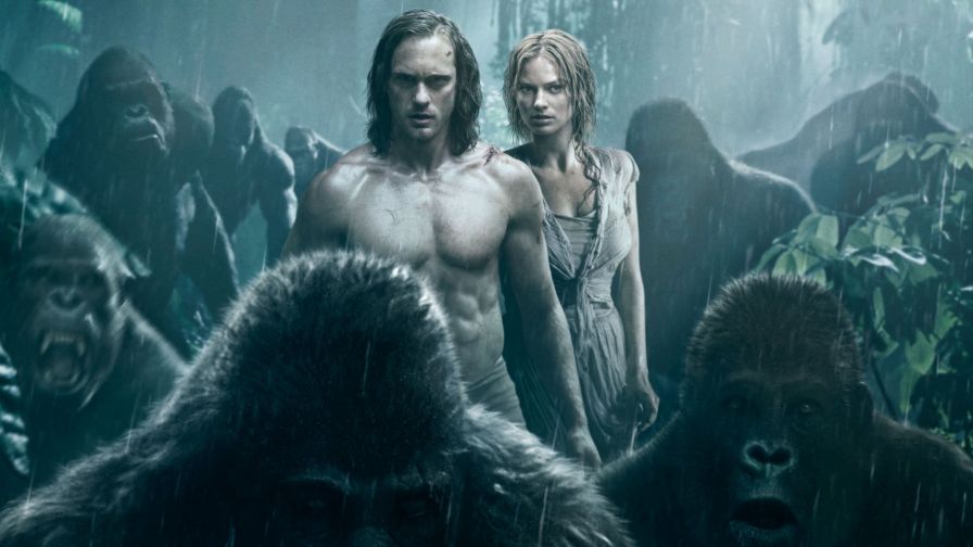 The legend of Tarzan poster HD Wallpaper