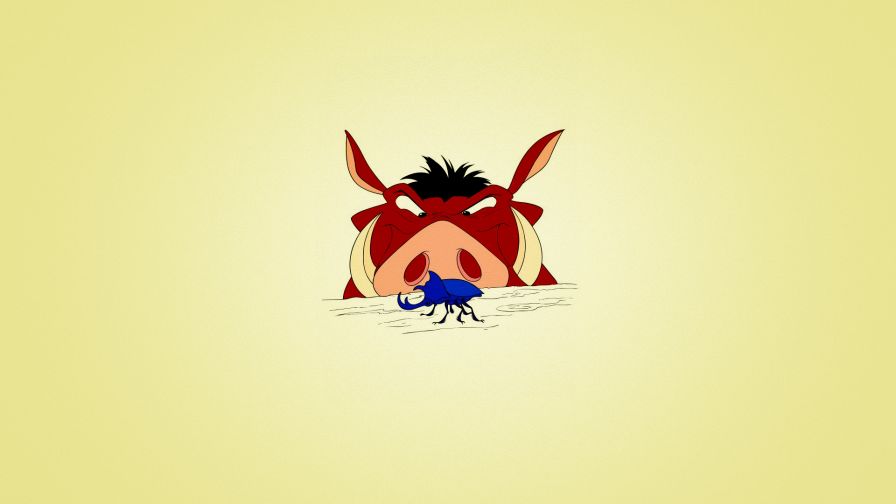 Timon Pumbaa Hd Wallpaper for Desktop and Mobiles 