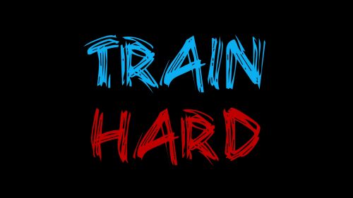 Train Hard HD Wallpaper