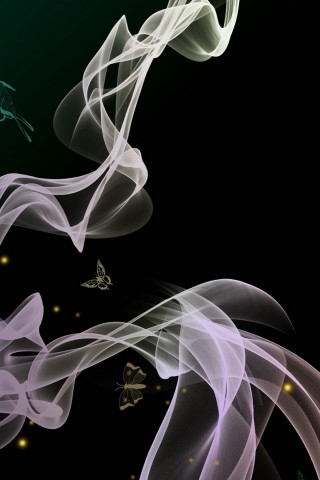 Wavy smoke HD Wallpaper