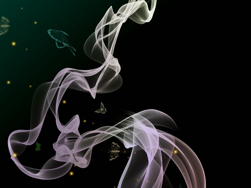 Wavy smoke HD Wallpaper