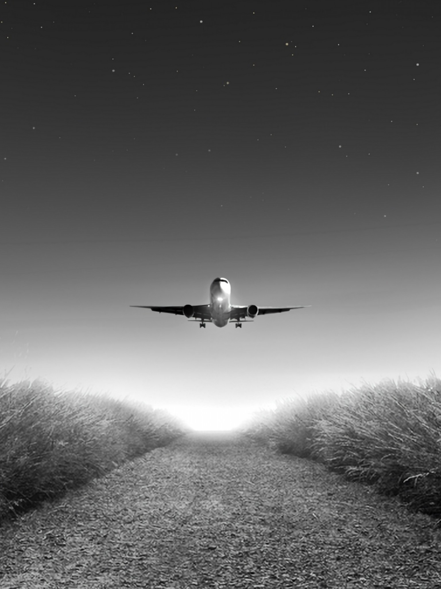 Airplane takeoff HD Wallpaper Retina iPad - HD Wallpaper 