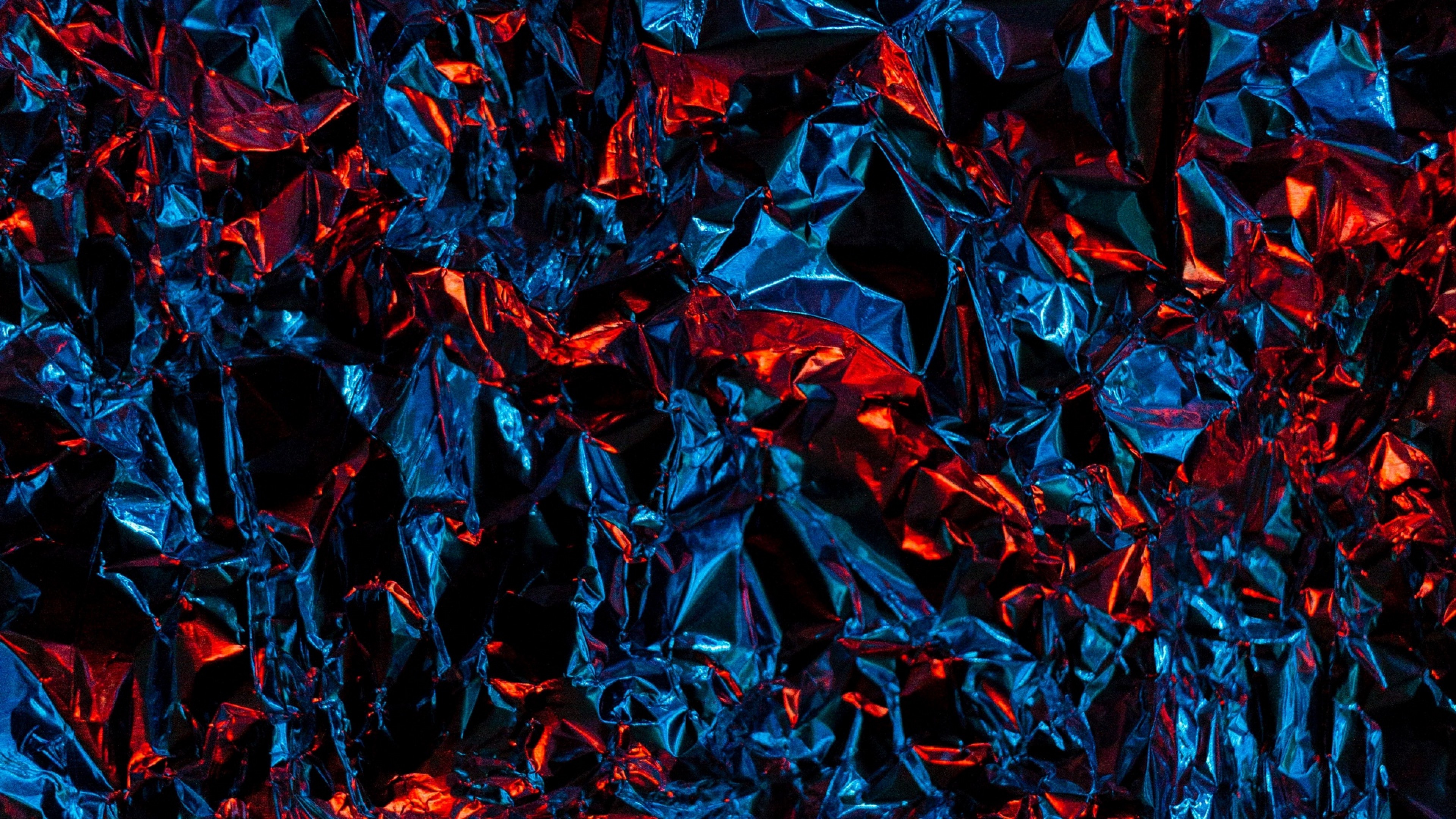 Blue and red foil HD Wallpaper 4K Ultra HD - HD Wallpaper 