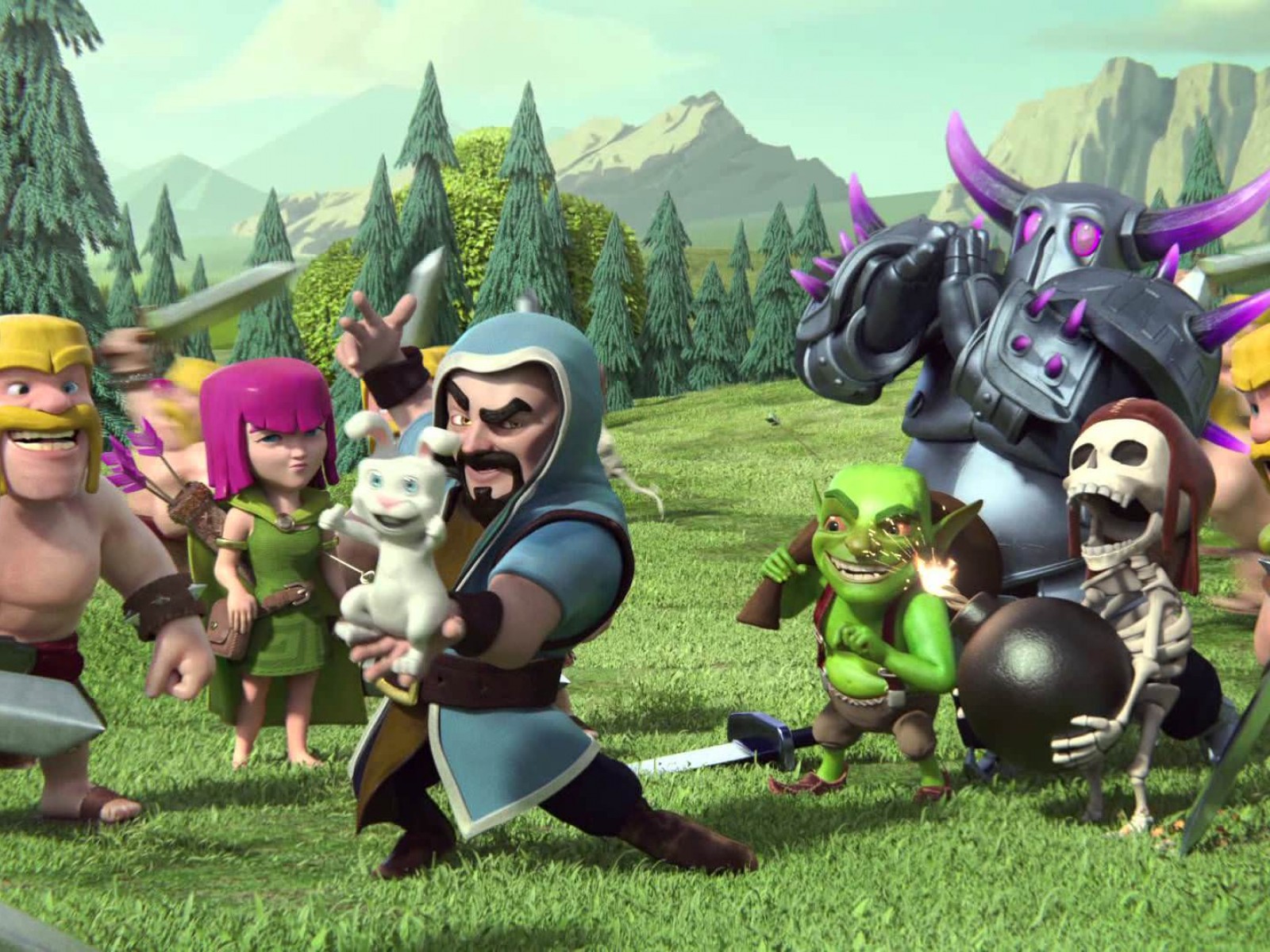 Clash of Clans Wizard Hd Wallpaper for Desktop and Mobiles - 1600x1200.
