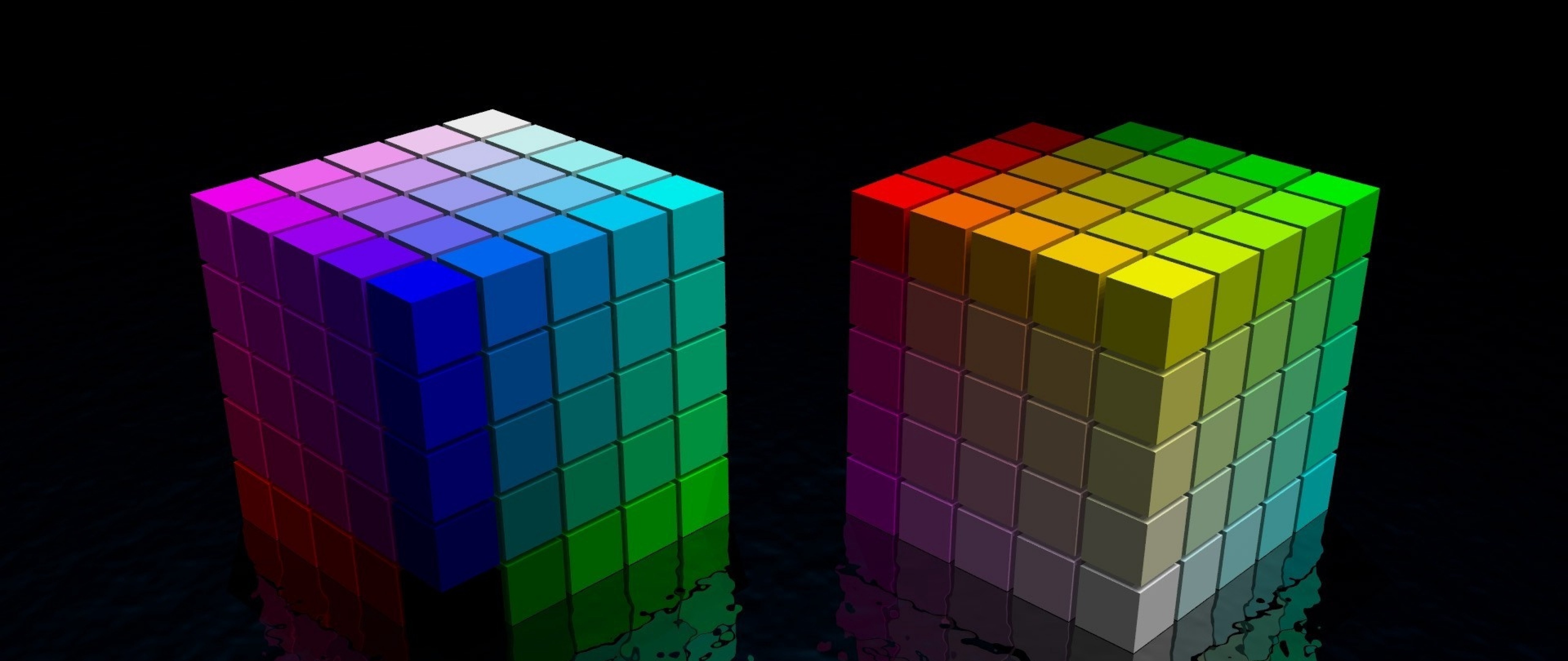 D cubes. Кубик Рубика 3д. Разноцветные кубики. Радужный куб. Красивый разноцветный куб.
