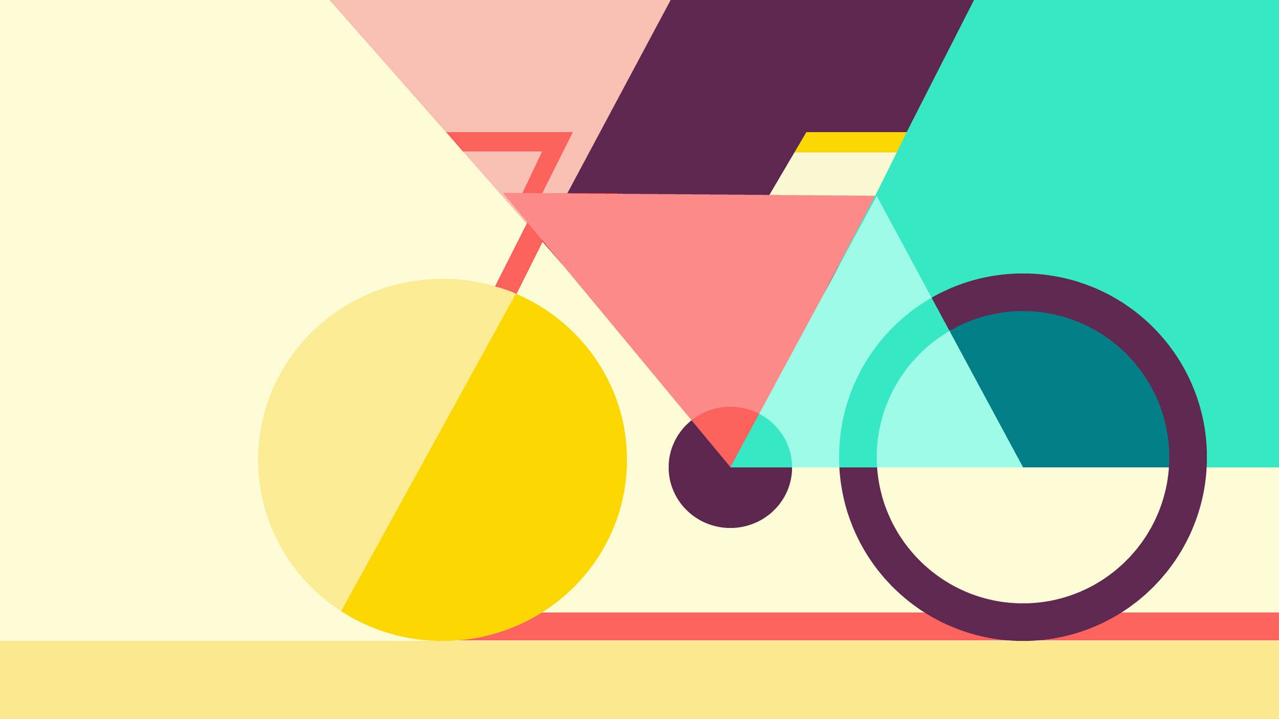 Full HD 3D & Colorful Geometric Cycling Wallpaper Youtube Cover Photo - HD  Wallpaper 