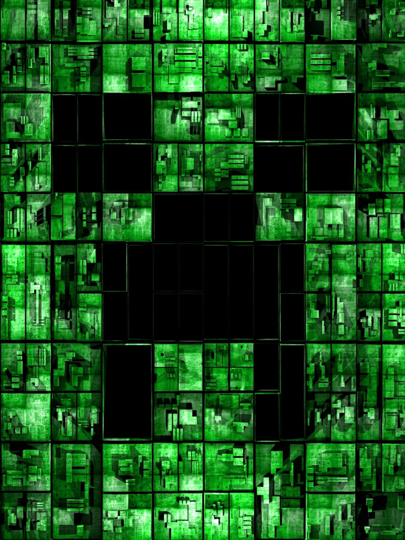 Green Minecraft backround HD Wallpaper Retina iPad - HD Wallpaper -  