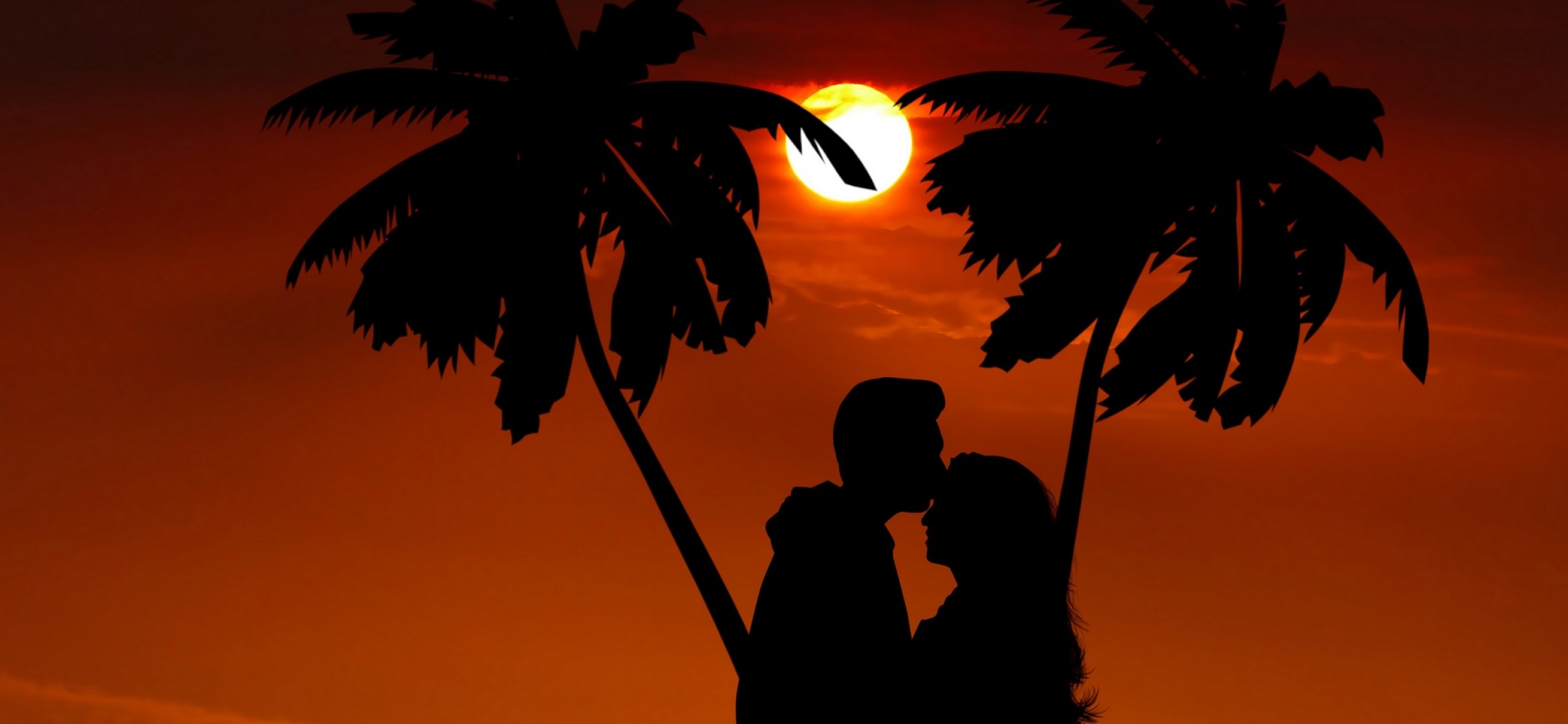 Palms on love. Две пальмы ночью. Пальмы в ночи и силуэты зверей. A man Dreaming under a Palm Tree.