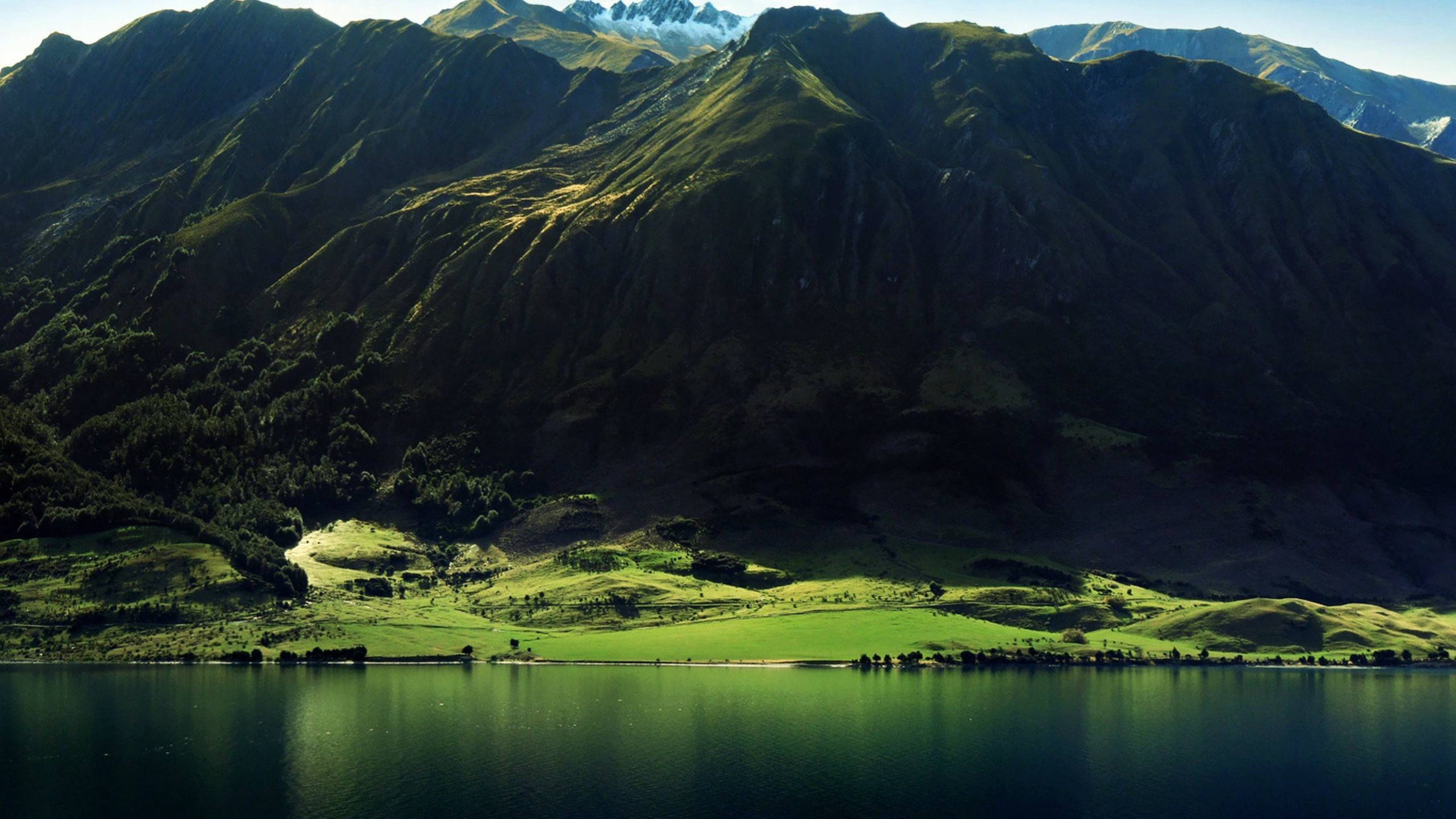 1920 1800. Гудбраннская Долина Норвегия. Маунтайн Лейкс. Грин Маунтин гора. Новая Зеландия.